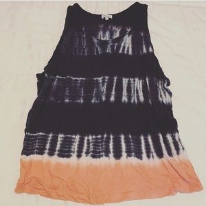 Purple Tie Dye Tank Top | Small